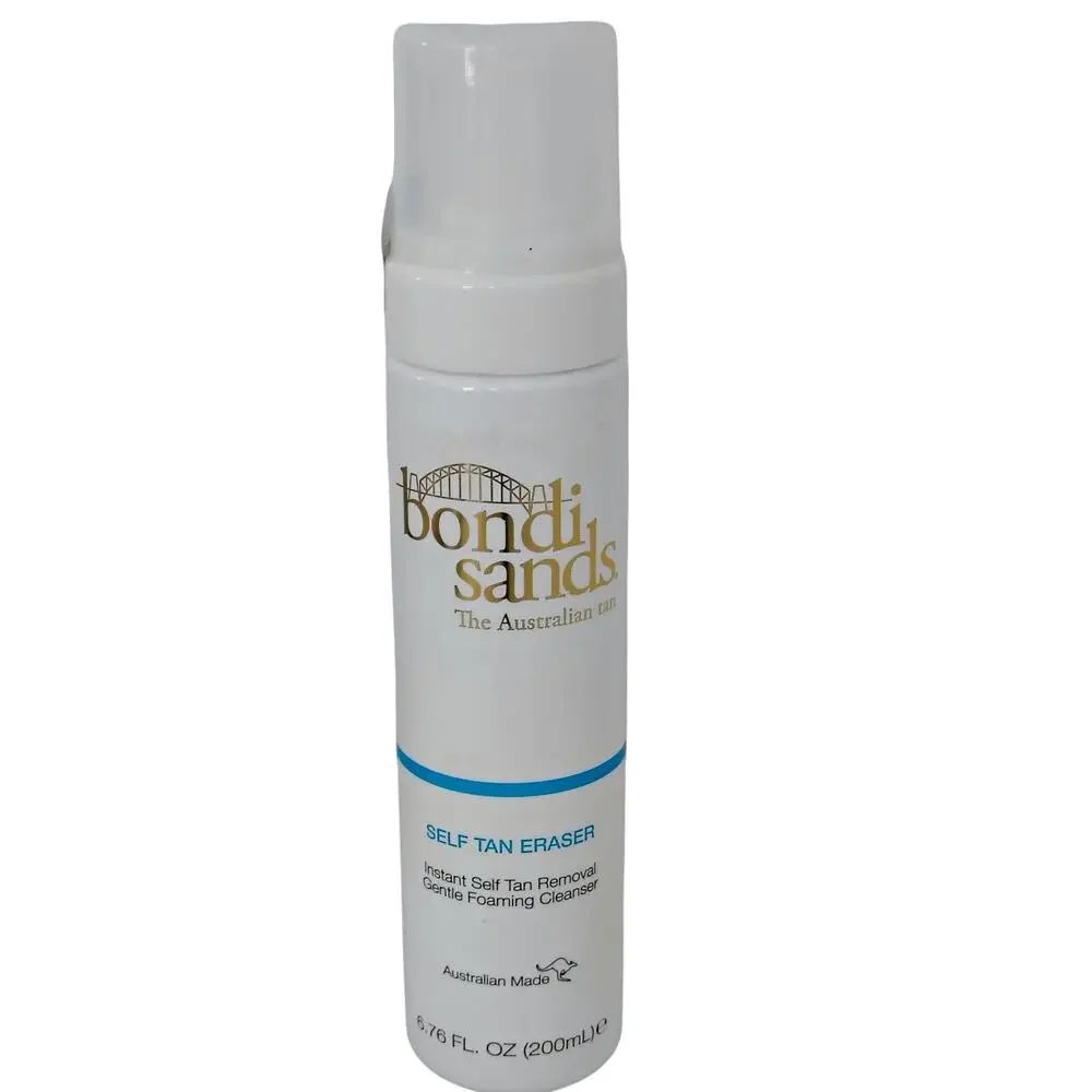 Bondi Sands Self Tan Eraser Instant Removal 6.76 oz. Gentle Foam Cleanser NEW
